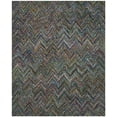 thumbnail image 2 of SAFAVIEH Nantucket Akilah Zigzag Stipes Cotton Area Rug, Blue/Multi, 10' x 14', 2 of 5