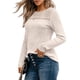 thumbnail image 2 of Camisa de Larga con Encaje para Mujer, Top de Otoño, Moda Elegante, Informal, Tipo Túnica, Suéter, Ropa de . Albaricoque XXL, 2 of 8