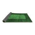 thumbnail image 2 of Ahgly Company Indoor Square Abstract Emerald Green Contemporary Area Rugs, 4' Square, 2 of 4