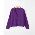 thumbnail image 5 of Minimalists Long Sleeve Button Down Knit Sweater Womens Lightweight Stretch Fabric Easy Layering Oversized Cardigan Coat, 5 of 9