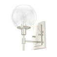 thumbnail image 2 of Hunter - Xidane 1-light Brushed Nickel, Small Sconce Light, Dimmable, Mid Century Modern Style, for Bedrooms, Kitchens, Dining, Living Rooms - 19760, 2 of 7