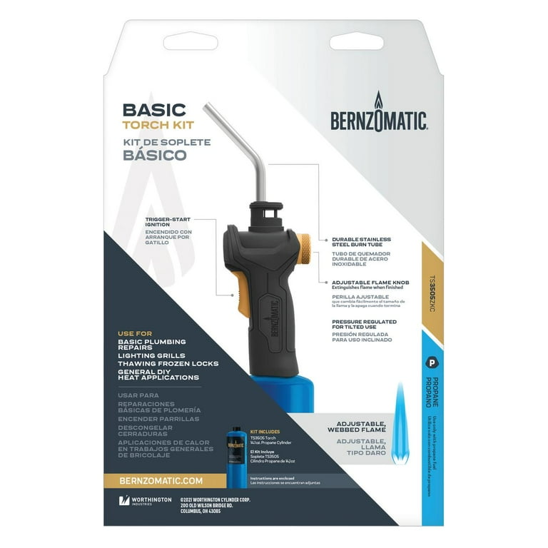 BernzOmatic Heating Propane Torch Kit (14.1-oz) in the Handheld