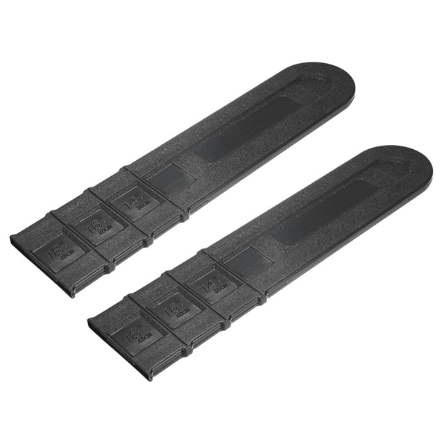 Uxcell 2-Pack Cubierta de Cadena de Motosierra de 18 Pulgadas Cubierta de Plástico Funda de Barra para Protección de Motosierra de Jardín