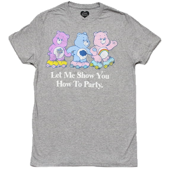 Care Bears Mens T-shirt -Let Me Show You How to Party