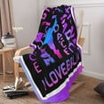 thumbnail image 5 of Dancer Gifts Blanket Love Dance Fleece Throw Blanket Soft Cozy Blanket Bed Couch Sofa Blanket for Teen Girls Ballet''s Dance Teacher Gifts, Birthday Gifts for Dance Lover Throw Blanket 50"x60", 5 of 6