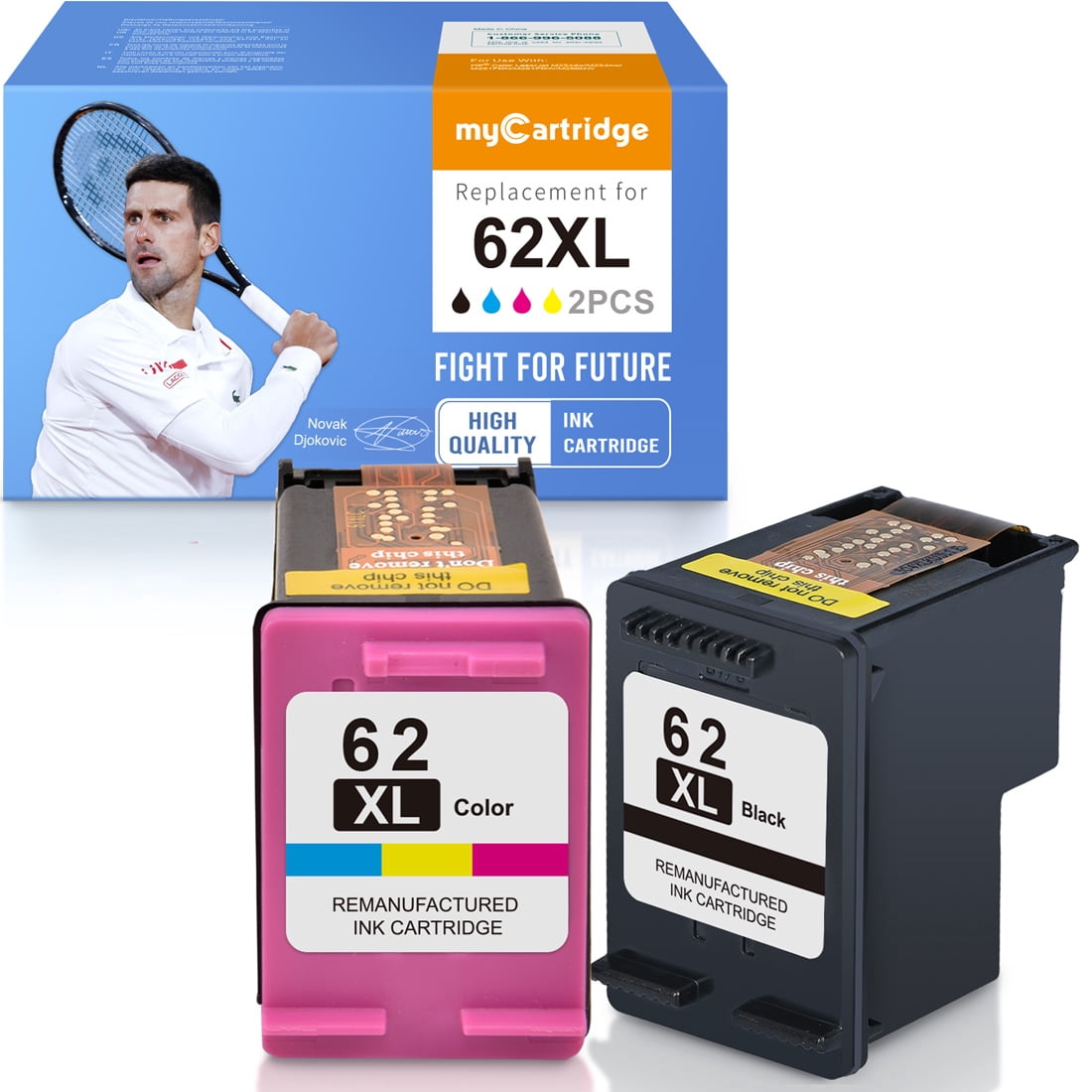 Mycartridge PHOEVER 62 Ink Cartridges 