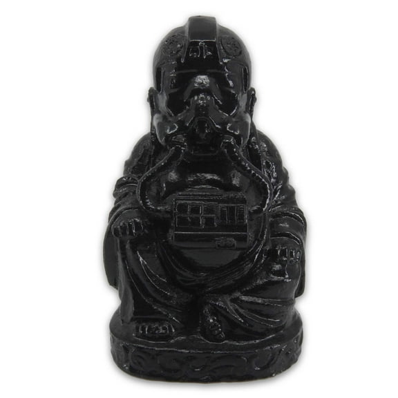 Tie Fighter Pilot Buddha | Satin Black