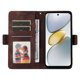thumbnail image 2 of Leather Case for TECNO Spark Go 2025 Spark Go 1 Pop 9 Rhombus Starry Imprinted Phone Cover - Green, 2 of 5