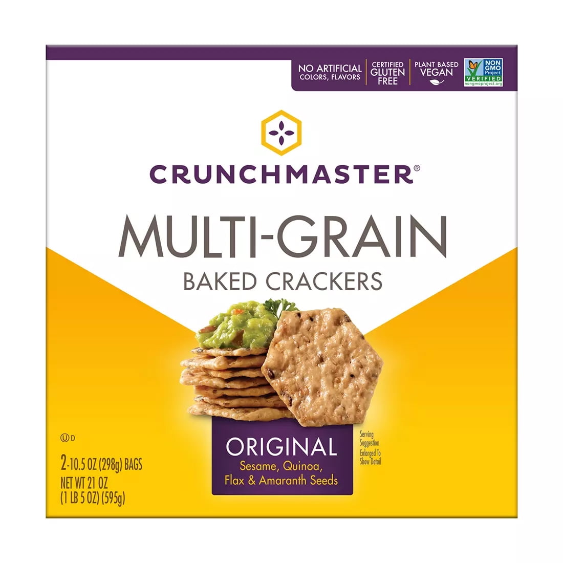 Product of Crunch master Multi-Grain Cracker 21 oz