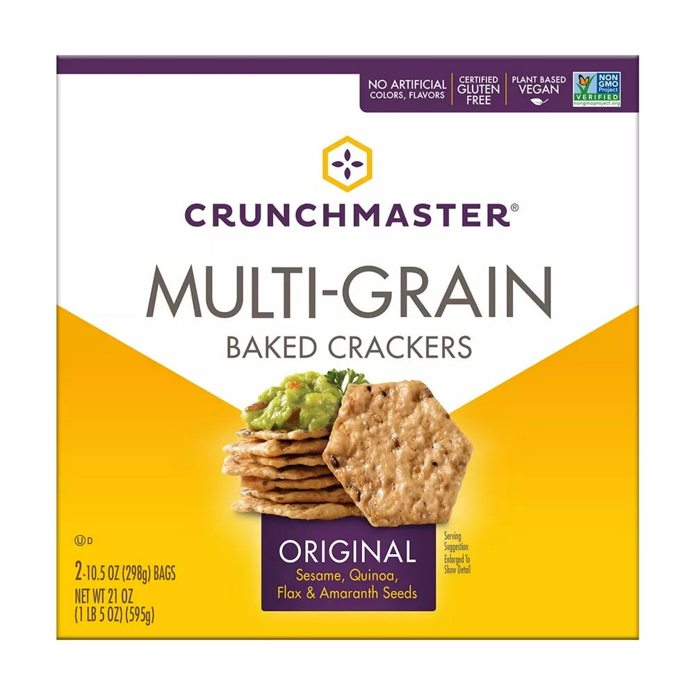 Product of Crunch master MultiGrain Cracker 21 oz.