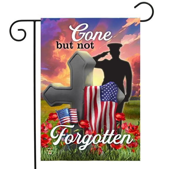 Briarwood Lane Military Gone But Not Forgotten Garden Flag