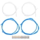 thumbnail image 1 of Conector neumático Jadeshay M6 - Accesorios de impresora 3D 2 piezas azul + 2 piezas tubo PTFE blanco + 6 piezas M10 + 6 piezas M6 conector neumático, 1 of 8