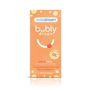 SodaStream Bubly Drops, Peach, 1.36 fl oz.