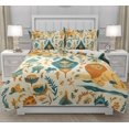 thumbnail image 3 of DOJLIO Queen Size Bedding Sets 3D Plants and Lion Printed Duvet Cover Set with 1 Piece Duvet Cover 2 Pieces Pillow Cases Ultra Breathable Microfiber (Comforter Not Included), 3 of 6
