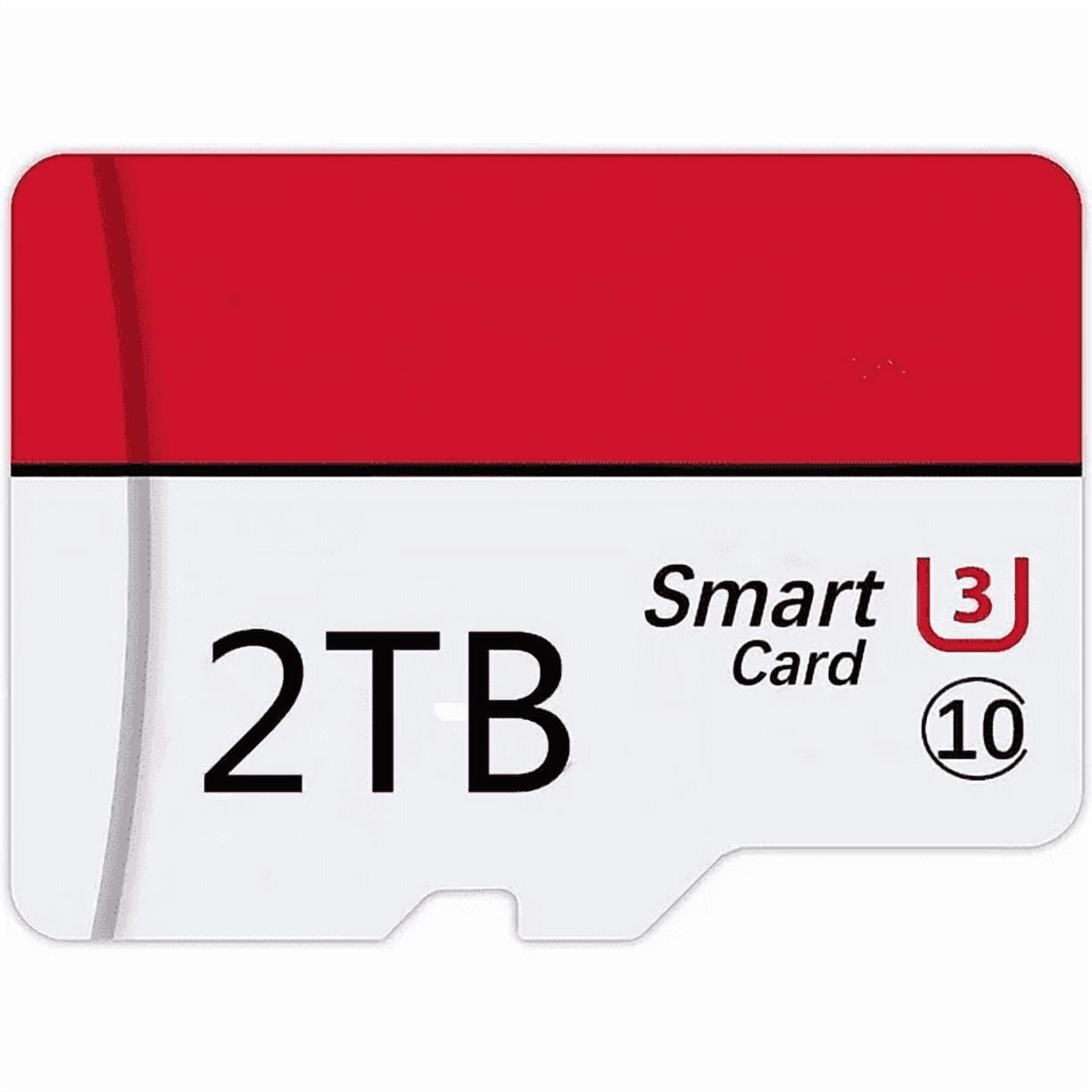 2000 Micro SD Memory Card Class 10 TF Card High Speed Micro Memory SD Card 2T with SD Card Adapter for Camera/Phone/Galaxy/Drone/GOPRO/Tablet/Computer 3-pack