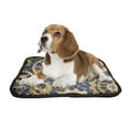 thumbnail image 2 of PKQWTM Steampunk Mechanical Cogs Gears Wheels Pet Dog Cat Bed Pee Pads Mat Cushion Potty Dogsblankets Crate Bed Kennel 14x18 inch, 2 of 3