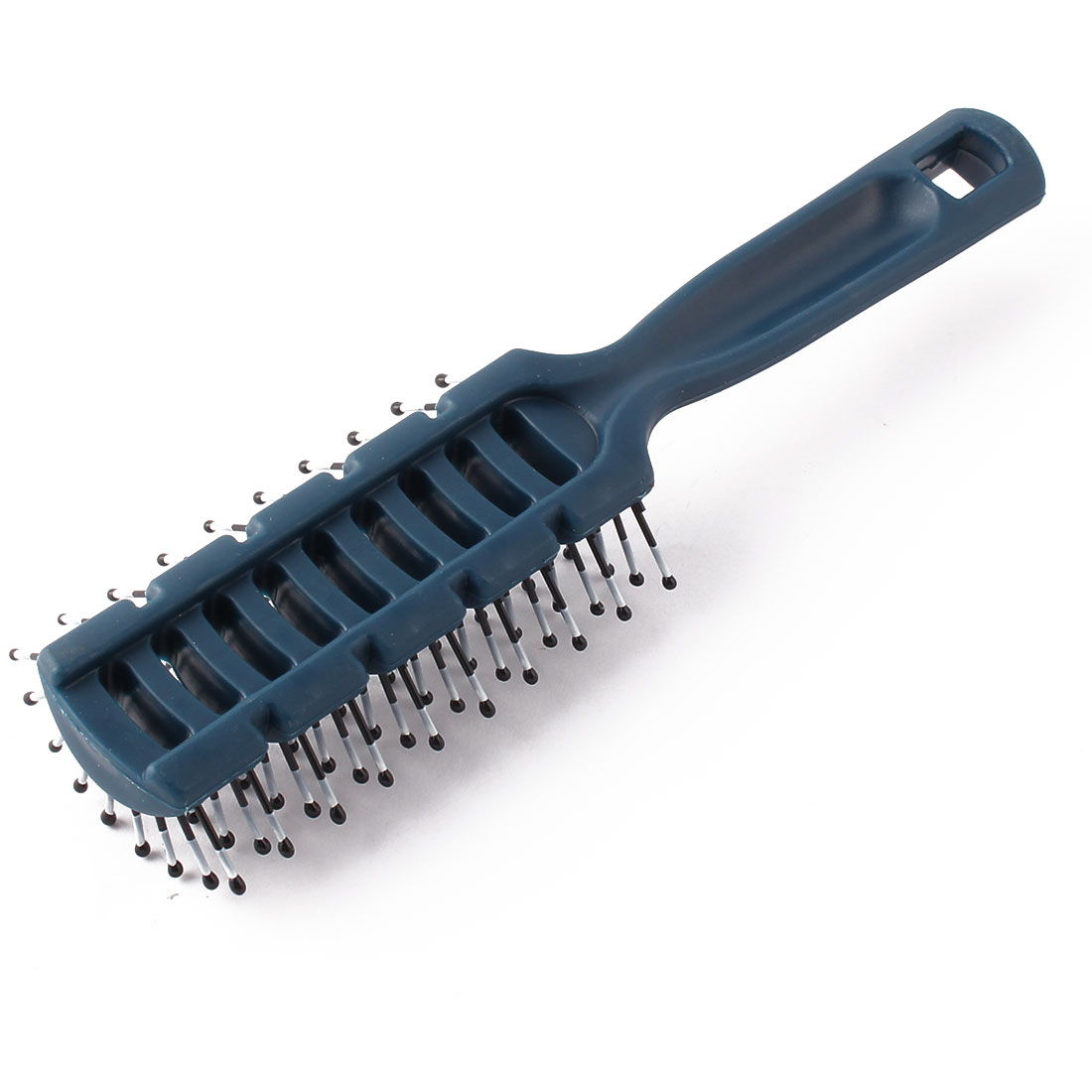 Plastic Anti Static Curly Straight Hair Styling Comb Brush Navy
