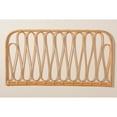 thumbnail image 6 of Baxton Studio Carrick Modern Bohemian Natural Brown Rattan Queen Size Wall-mount Headboard, 6 of 7
