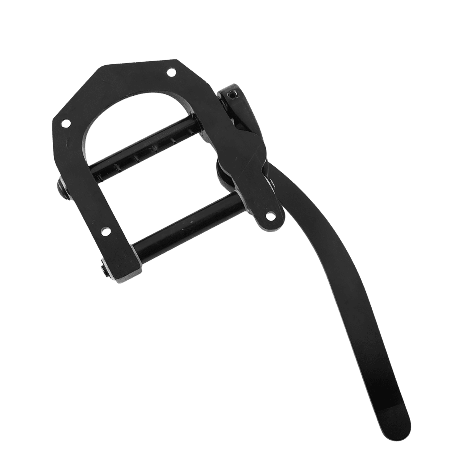 LOOKSEVEN Electric Guitar Tremolo Vibrato Tailpiece Bridge for Les Paul Tele SG Style Flat Top - Black