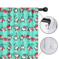 thumbnail image 4 of Blackout Kids Curtains,Turquoise Christmas Gnome Pattern Childrens Insulated Curtains Set Of 2,Bedroom Essentials,Toddler Room Decor 42"x84", 4 of 5
