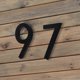 thumbnail image 4 of 5" Floating House Numbers For Outdoor Decor, 4 of 4