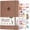 Dark Terracotta, variant on Clever Fox Bible Study Journal – Church Notes Notebook – Note Taking & Journaling Kit – Faith Based Religious Gifts & Accessories (Periwinkle)