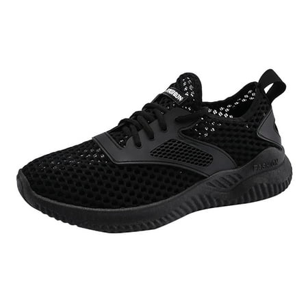 

gvdentm Men S Fashion Sneakers Cross-Border Popular Sports Shoes Flying Woven Breathable Casual Mens Size 9 Sneakers