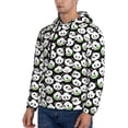 thumbnail image 3 of Naloa Panda Bear Men's Casual Hooded Collar Drawstring Hoodies Pullover Sweatshirts Casual Long Sleeve Shirts-Medium, 3 of 7