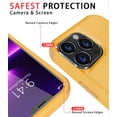 thumbnail image 3 of Diverbox for iPhone 13 Pro Case [Shockproof] [Dropproof] [Tempered Glass Screen + Camera Lens Protector],Heavy Duty Protection Phone Case Cover for Apple iPhone 13 Pro (Yellow), 3 of 7
