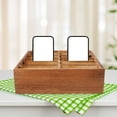 thumbnail image 4 of KAKOWELY Mobile Phone Storage Box 12 Grid Wooden Phone Holder Desk Sundries Storage Container Cabinet Headphone Organizer Cell Phone Rack For Classroom Office, 4 of 4