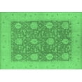 thumbnail image 1 of Ahgly Company Indoor Rectangle Oriental Emerald Green Traditional Area Rugs, 6' x 9', 1 of 4