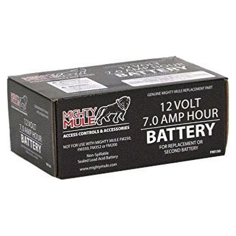 Mighty Mule 12 V Wireless AC Powered Battery Mighty Mule 12 V Wireless AC Powered Battery