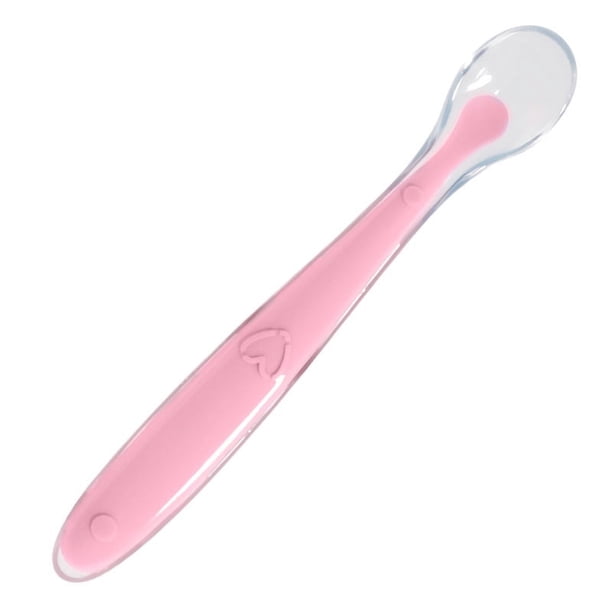 Cuchara de silicona para bebé, cuchara de sopa de cabeza blanda, cuchara de entrenamiento para bebé, vajilla para niños, cuchara de silicona de dibujos animados