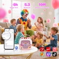 thumbnail image 2 of Máquina de karaoke Delighkidz Mini Unicorn con 2 micrófonos inalámbricos, 2 of 8
