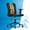 Sleek Black, variant on Click365 AeroCore M110 Adult Mesh Mid Back Indoor Residential Ergonomic Office Chairs Hardware Kit, White