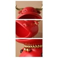 thumbnail image 3 of Figura de almacenamiento de toro Estatua de toro mascota llave de almacenamiento móvil gafas de telemando de escritorio decoración ornamento de apertura Magideal Figura de almacenamiento de toro, 3 of 7