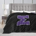 thumbnail image 4 of Mount Union Purple Fleece Blanket, Very Soft Microfiber Flannel Blanket for Couch Warm and Cozy for All Seasons, 4 of 6