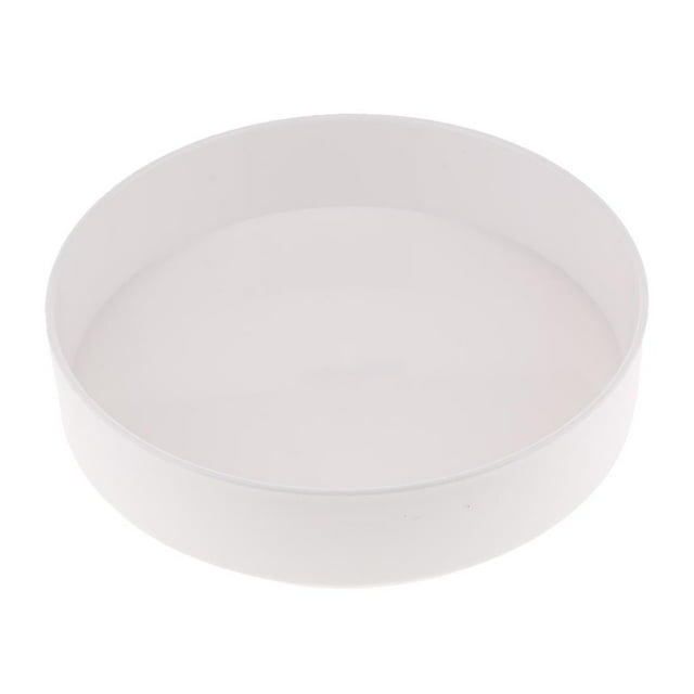 Maceta redonda de cerámica negra para compota - Centro de mesa decorativo moderno global Blanco 28cm