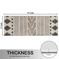 thumbnail image 5 of Kitchen Rugs Sets Of 2,Boho Black and White Tribal Ethnic Pattern Anti Fatigue Kitchen Mat Rugs Non Slip Washable,Decorative Kitchen Floor Mats for Kitchen,Sink,Laundry,17"X47", 5 of 5