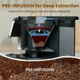 thumbnail image 6 of Gevi 12-Cup Programmable Drip Coffee Maker, Touch Screen Control, Auto Shut-Off, Iced Coffee Function, Anti-Drip System - Perfect for Home & Office, 6 of 12