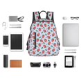 thumbnail image 4 of Yiaed Strawberries Print Lightweight Backpack Travel Backpacks Hiking Daypack for Women Men, 4 of 5