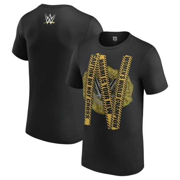 Men's Black Naomi Do Not Cross Women's World Championship T-Shirt