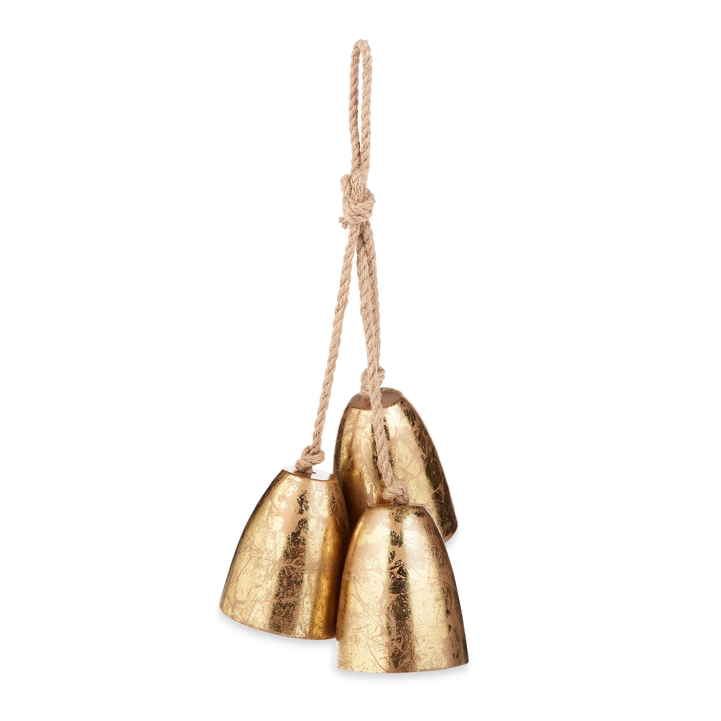Holiday Time 3 Bells Decor, Gold
