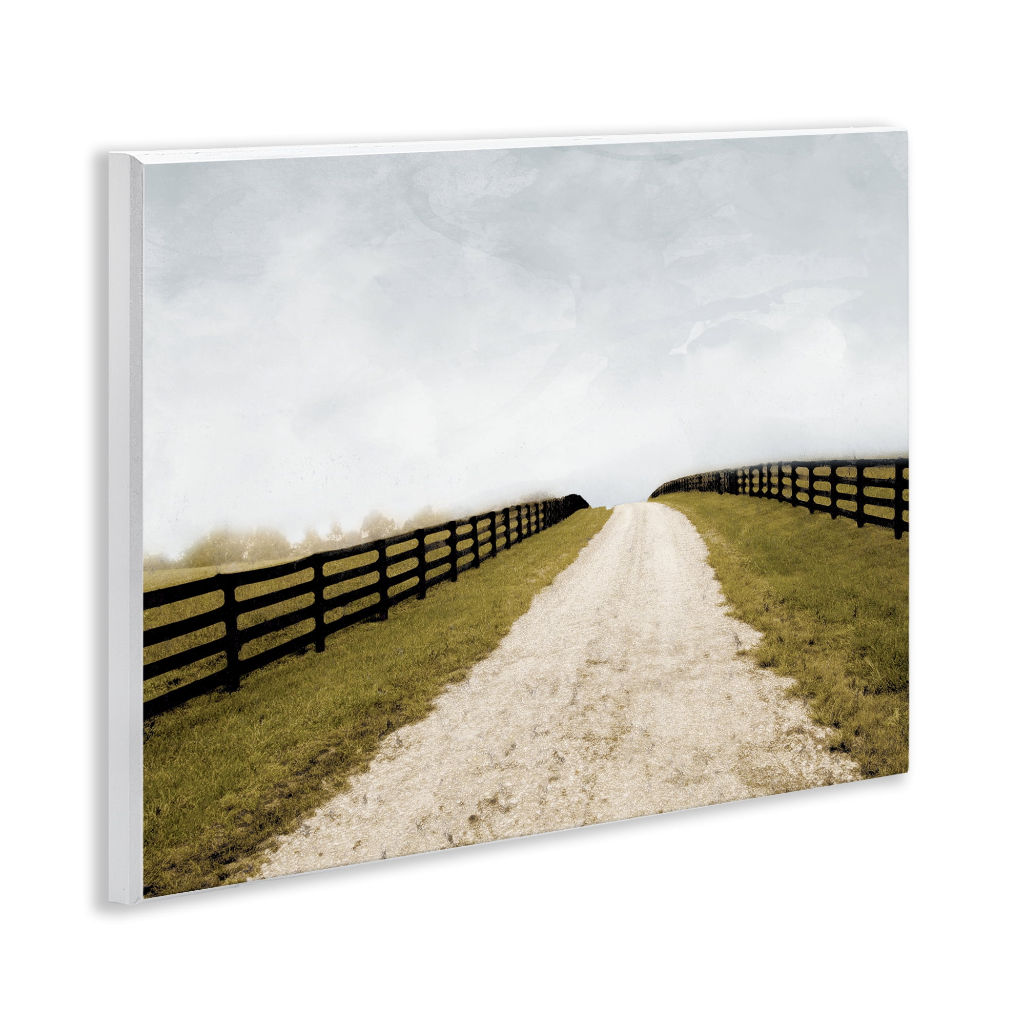 Stupell Industries Fenced Countryside Lane Wall Plaque Art, design by Ynon Mabat