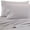 Gray, variant on Wamsutta 525 Thread Count Off White Solid Print Pima Cotton Sateen Flat Bed Sheets, Full