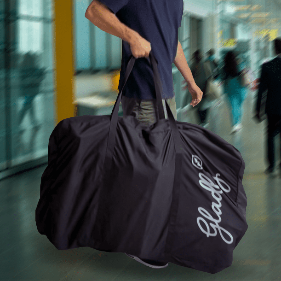 Gladly Family Travel Bag for Anthem2 or Anthem4 All-Terrain Wagon Stroller, Black, 1.6 lbs.