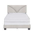 thumbnail image 3 of Boyd Sleep Cornerstone Off-White Linen Full Size Upholstered Platform Bed, Qualified Box Spring or Foundation Required for Use, 3 of 10