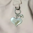 thumbnail image 6 of Dianli Heart Keychain Pendant Bag Charm Romantic Heart Shaped Metal Alloy Key Ring Purse Charm Valentine's Day Gift for Girlfriend Wife Anniversary Stocking Stuffer, 6 of 7