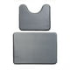 thumbnail image 2 of Cateissary Alfombrilla antideslizante para suelo de inodoro, 2 piezas, almohadilla absorbente de agua, alfombra para ducha, cubierta de secado Juegos de accesorios de baño Gris oscuro Cateissary HA071453-01, 2 of 6