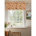 thumbnail image 2 of Maple Leaf Valances for Windows Fall Watercolor Leaves Pastoral Rustic Linen Rod Pocket Curtains Valance Short Window Treatment Drapes for Living Room, Bedroom Bathroom 42"&nbsp;W x 12" L, 2 of 5